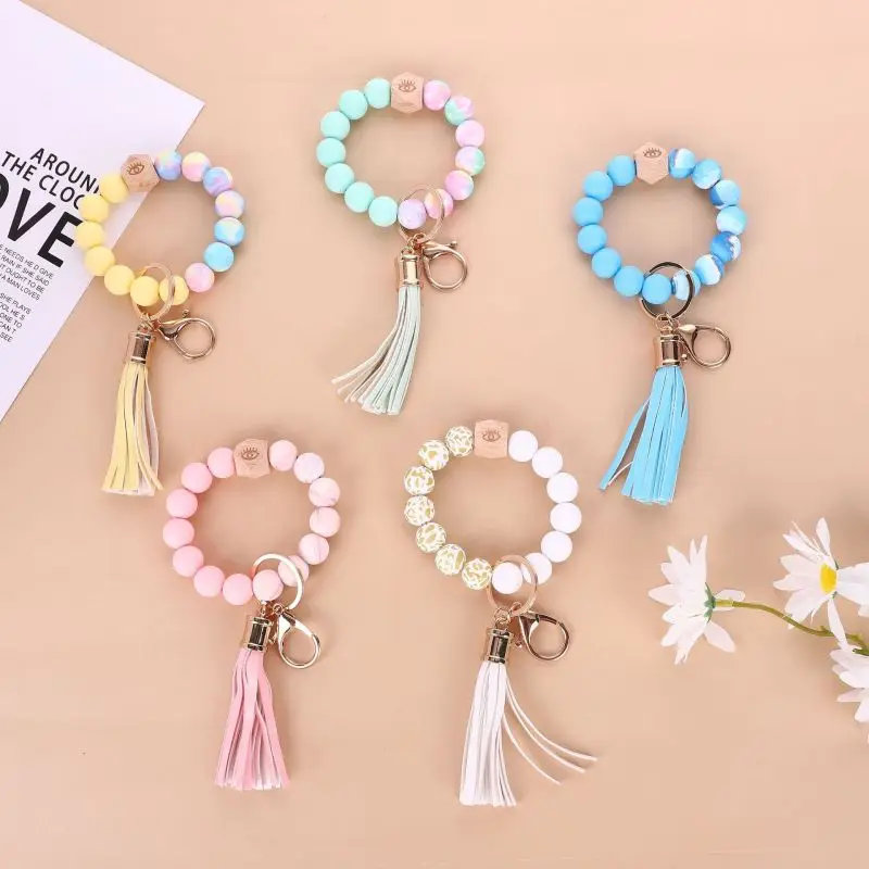 Porte Clef Femme Porte Cle Voiture Porte Clé Pompon Bracelet