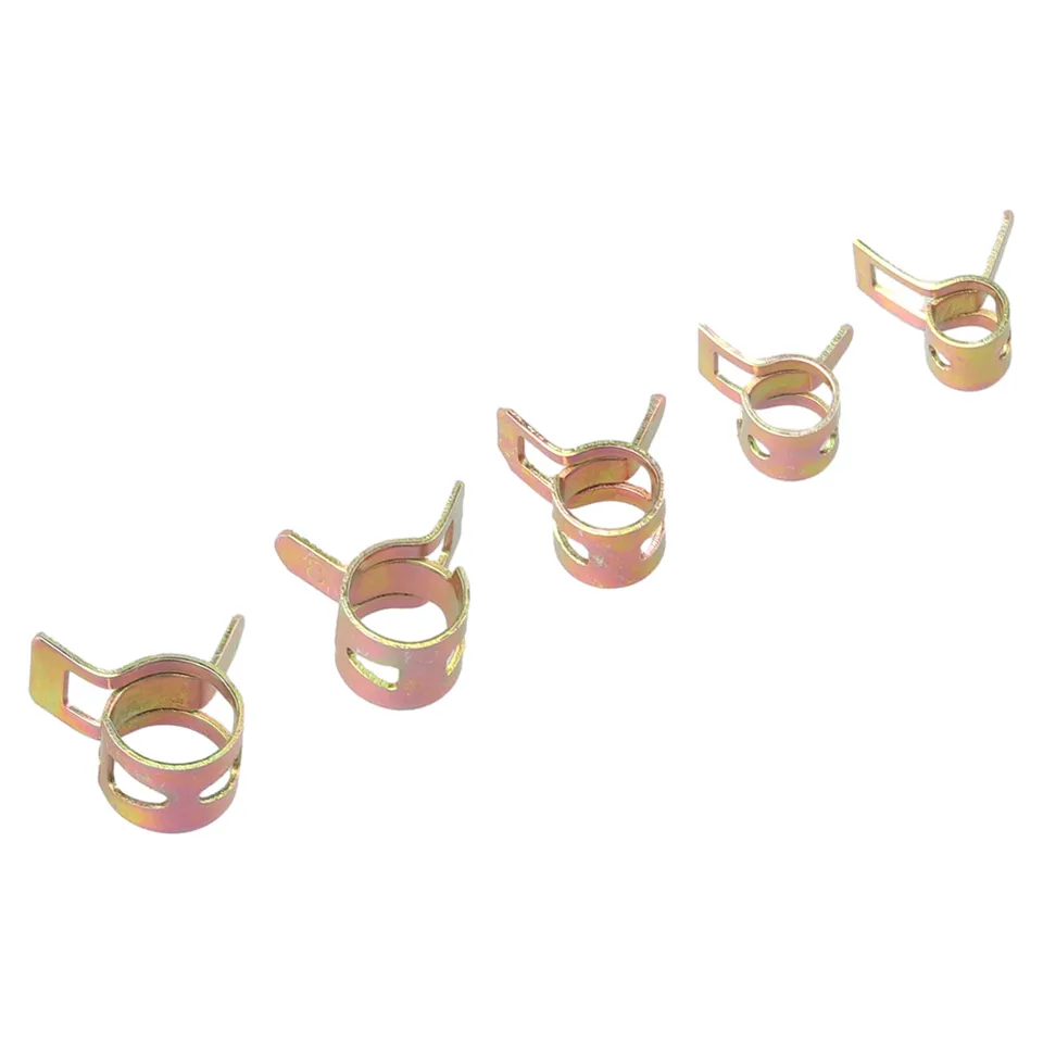 50 Clip Per Tubo Flessibile – Kit 5-6-7-8-9 Mm – Per Carburante, Aria, Silicone, Vuoto - 2