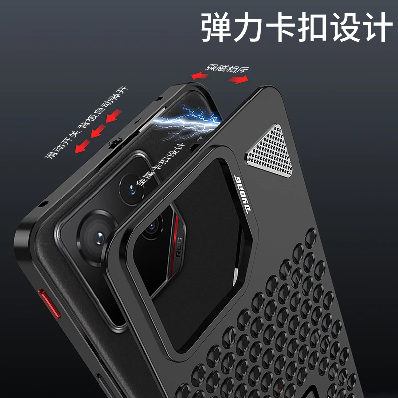 Premium Aluminum Alloy Cooling Bumper Case - Enhanced Protection