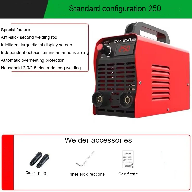 

Домашнее портативное инверторное оборудование, Электрический дуговой сварочный аппарат, полностью автоматический электрический сварочный инструмент 500