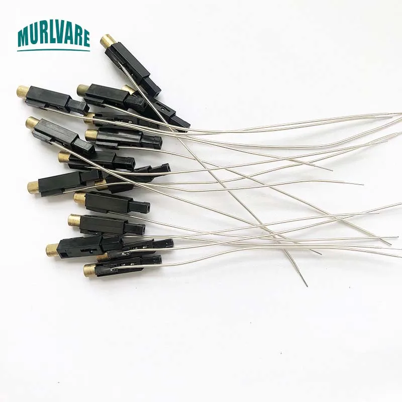 10Pcs 3.5*0.62*0.62cm Piezoelectric Electronic With Copper Cap Fireproof Wire For Spray Gun Cooker Accessories Piezo Igniter
