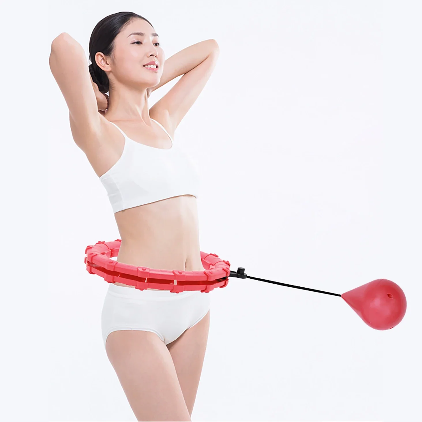 Sections Fitness Smart Sport Hoop Adjustable Thin Waist Exercise Gym Circle Ring Equipment Easy weight loss