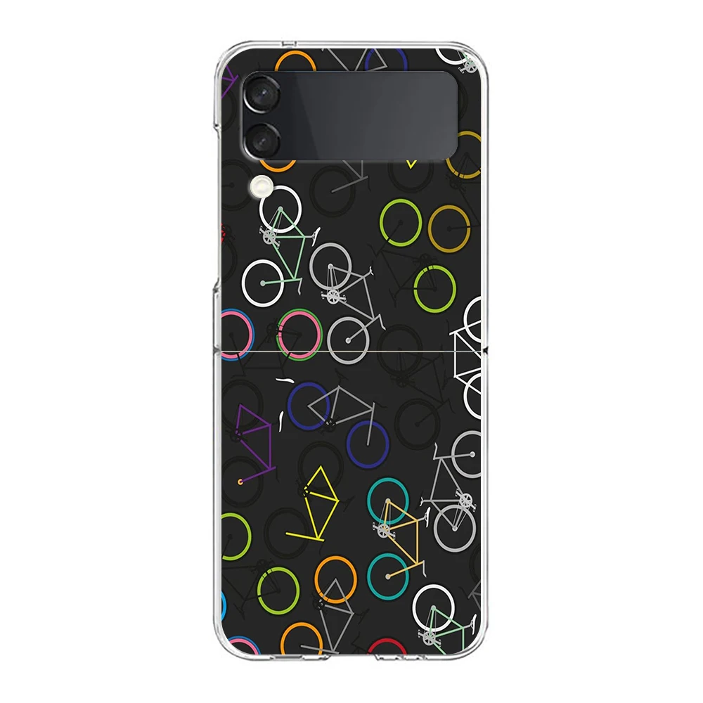 Rugged Mountain Bike Art Hard Folding Phone Case