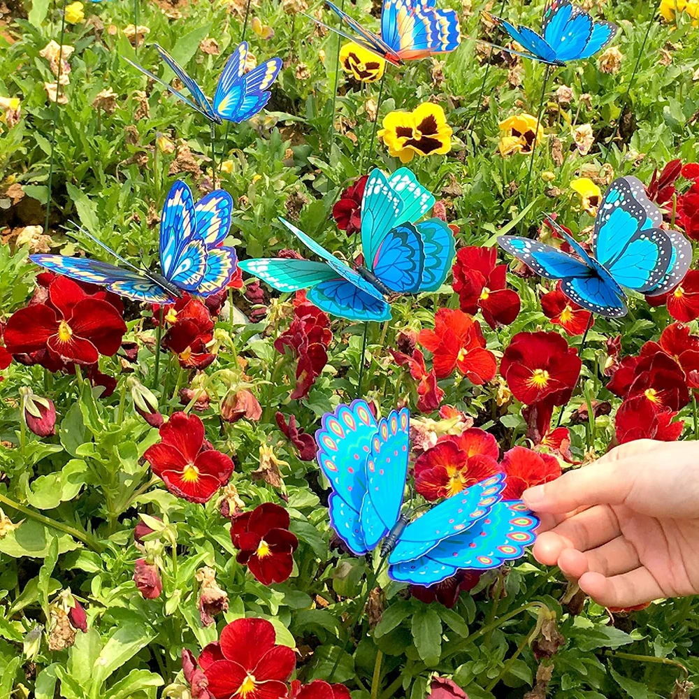 Butterfly Decoration, Garden Art Decor 25/50pcs