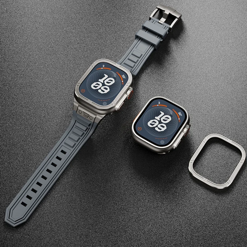 Stainless steel Case Cover For Apple watch Ultra 49mm Metal