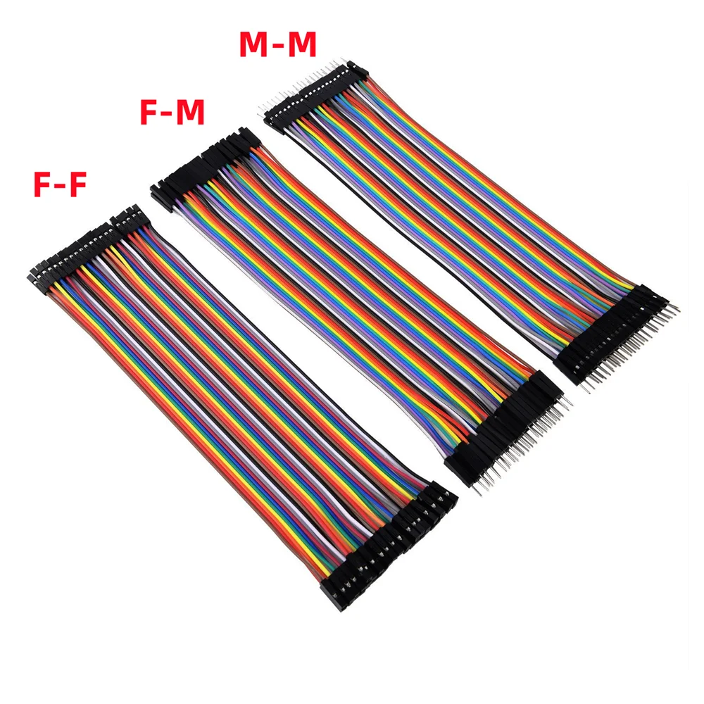 40PIN 10CM 20CM 30CM Dupont Line Male to Male + Female to Male and Female to Female Jumper Dupont Wire Cable for arduino DIY KIT 3