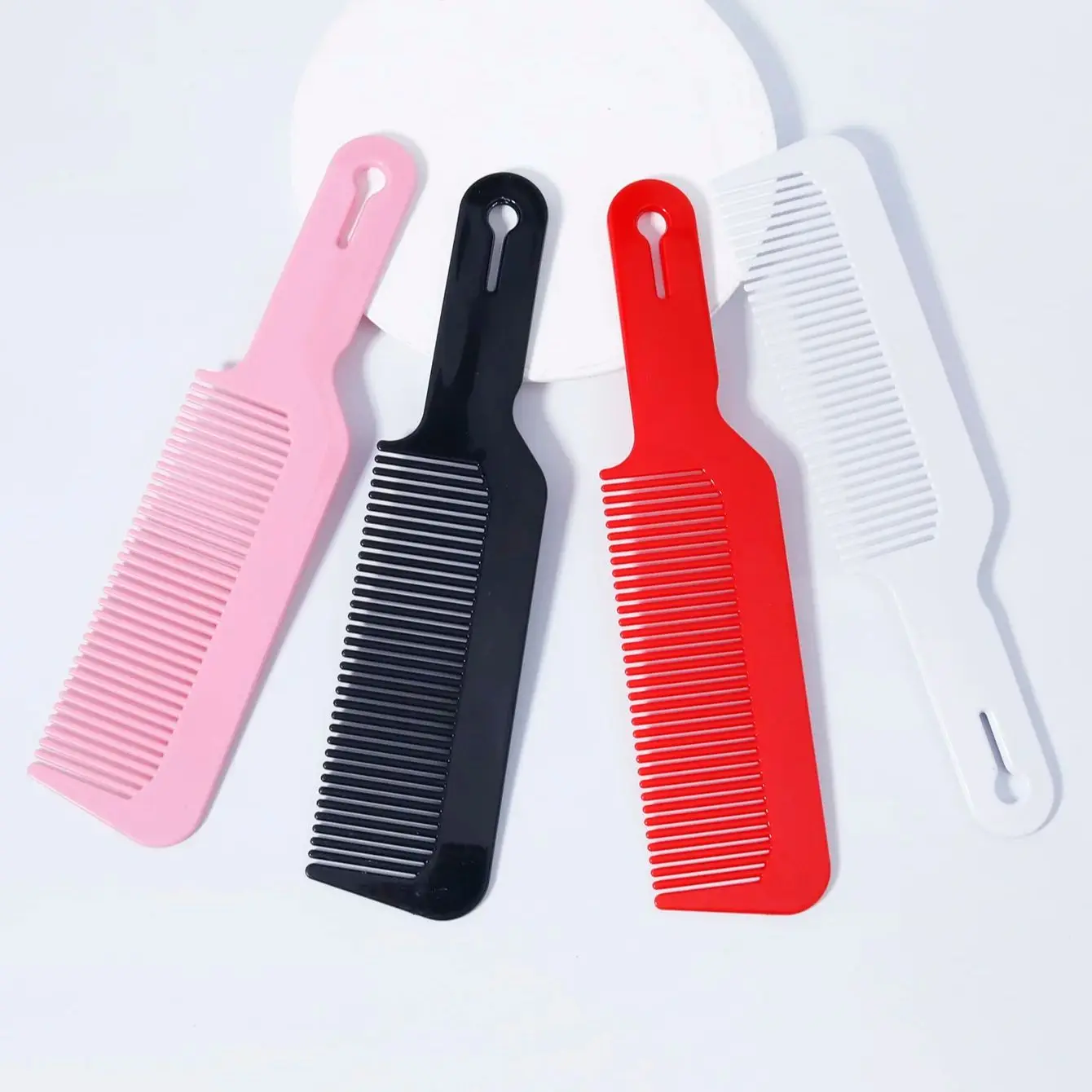 전문 헤어 커팅 빗, 정전기 방지, 살롱 스타일링 빗 도구, 건조한 모발과 젖은 모발 모두에 적합, 실제 모발 가발 전용