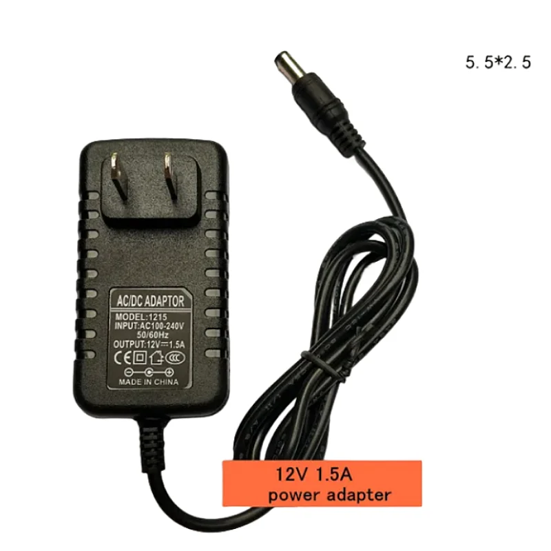 

12V 1.5A Power Adapter Mobile Router DVD 12v 1500ma Monitor Charger Adapter