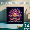 MANDALA Coloring Book for Adults Picture Book Cute Flower Drawing Book Perfect Gift for Party and Birthday 1