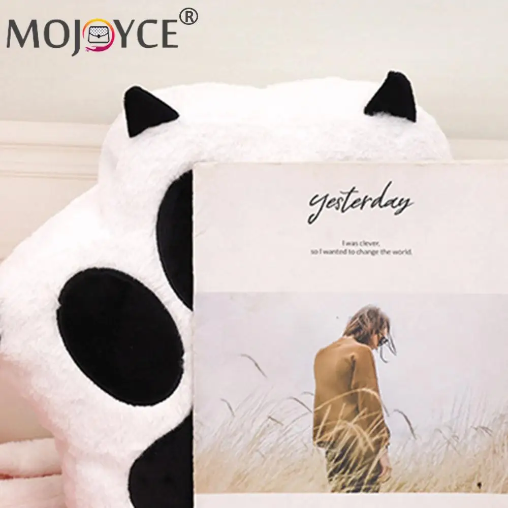 Womens Backpack Plush Backpack Cute Cat Paw with Adjustable Straps Soft Furry Purse JK Girls Bag Cartoon