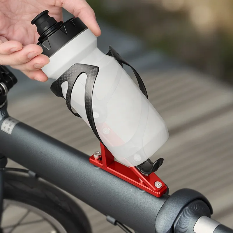 Description Picture 6 of itemBicycle Bottle Cage Adapter Single/Double Water Kettle Holder Bracket Lightweight Kettle Rack Expand Accessory for Folding Bike