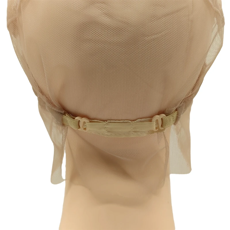 Full Lace 360 Cap Braiding Front Lace Cap to Make Wig Human Hair Frontal Wig Large Adjustable Stretch