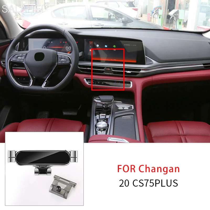 

Gravity Navigation Car Mobile Phone Holder GPS Support For Changan CS75 Plus 2020 Accessories For Iphone Xiaomi Samsung Huawei