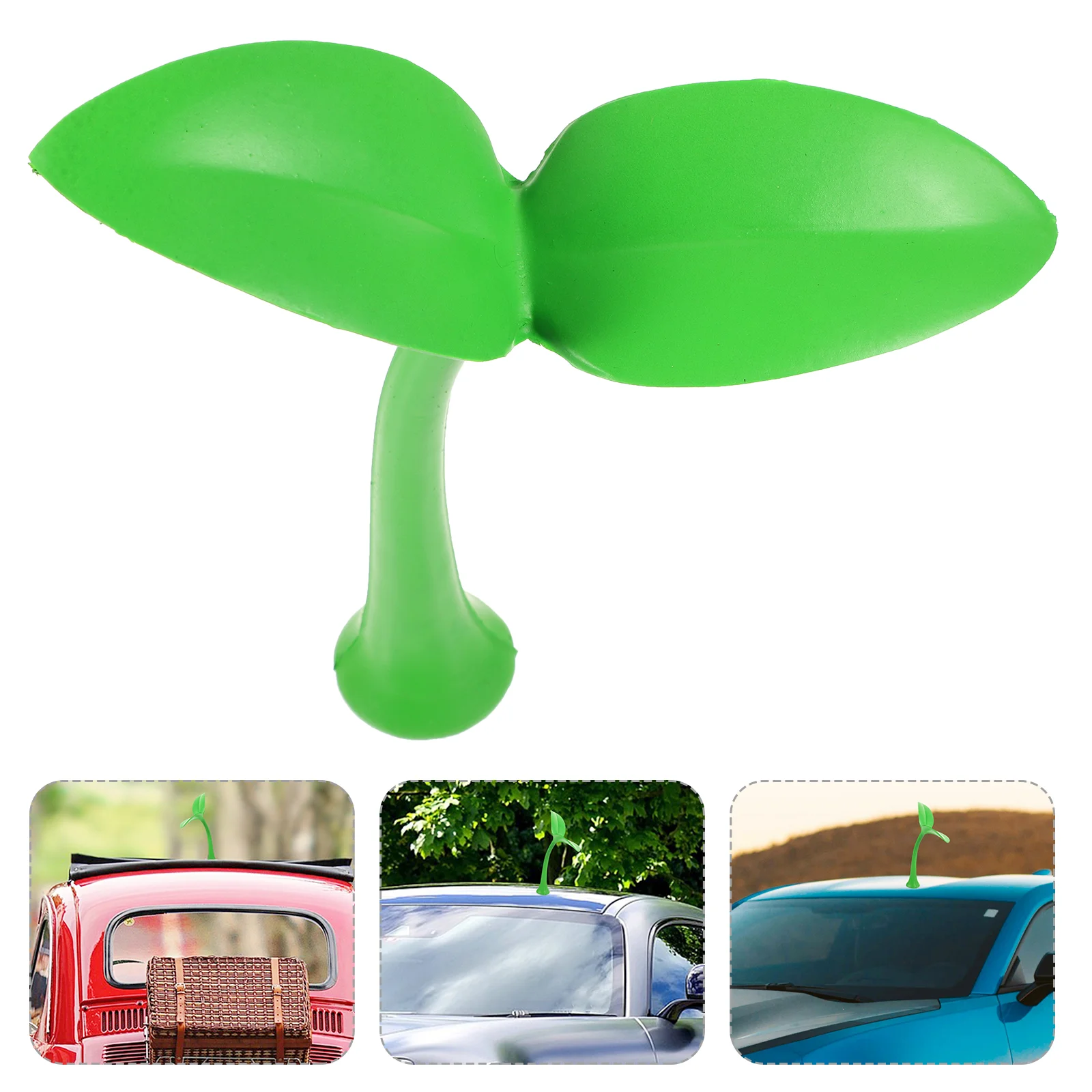 Three Dimensional Car Sprout Sticker Roof Decoration Vehicle Decal Car Exterior Styling Mouldings Bumpers Motorcycle Truck