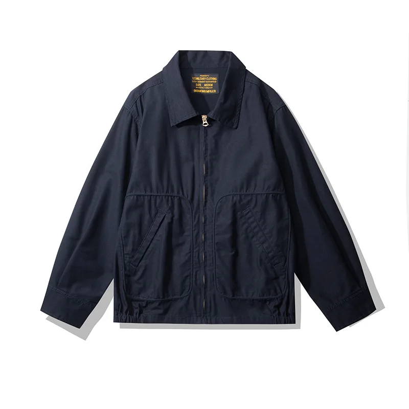 OKONKWO-Men's Travel Jacket, Yokosuka Denim Blazer, Outdoor Trekking, Hiking, Climbing, Combat Overcoat, Camp Cargo Outer Jacket hiking jackets waterproof hiking jackets waterproof jacket waterproof raincoat waterproof coats