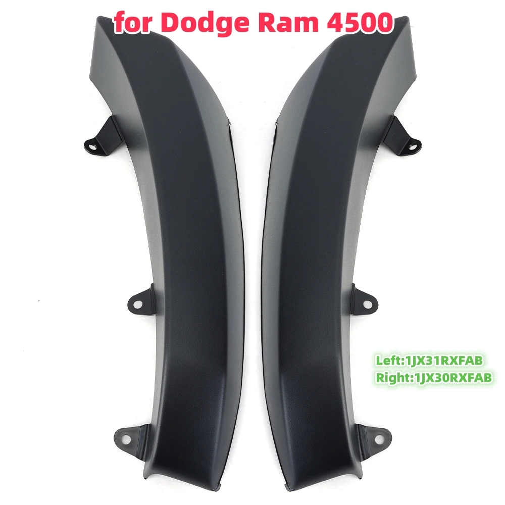 Front Wheel Arch Accessories for Dodge Ram 4500 2011 2012 2013 2014- 2018 Black Car Assembly Trim Plastic Mudguard Flaring