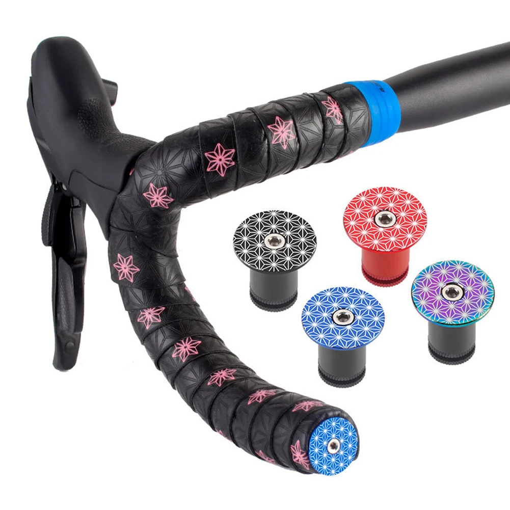 1pair Bike Hand Grips Bar End Plug Aluminium Alloy Bicycle Hand Grips