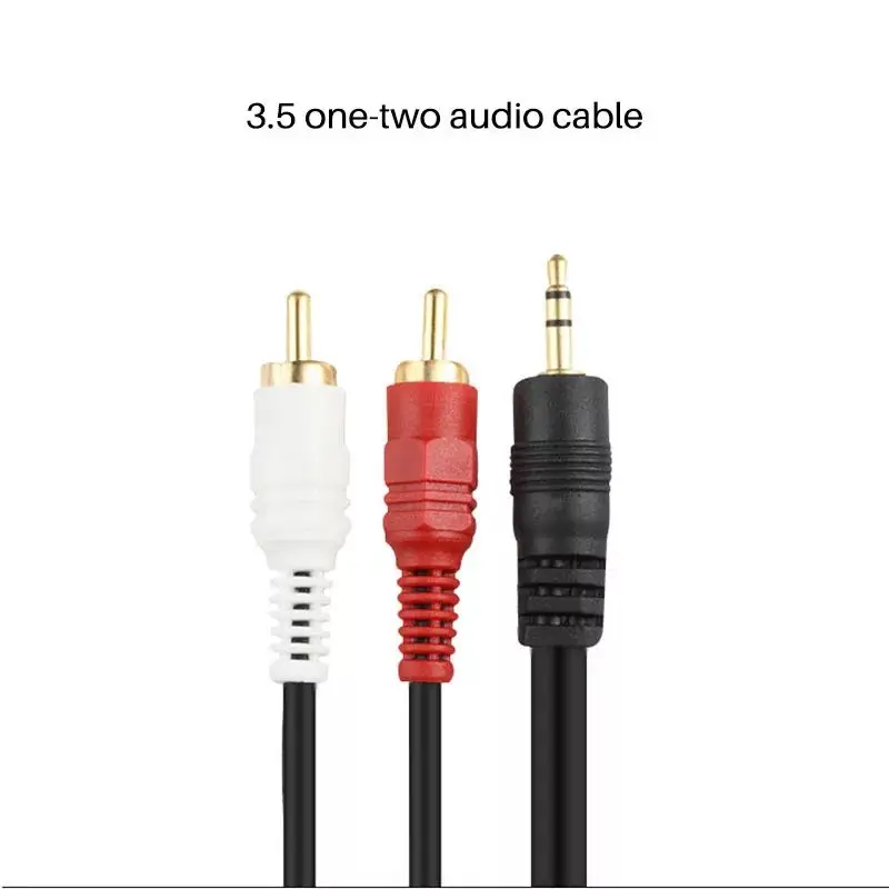 1M/3M/6M/12/M/audio cable 3.5mm Stereo Male Jack To 2 RCA Y CABLE FOR PC DVD Smart TV Speakers Audio Cable Cord PC cbs antenna channel TV Receivers