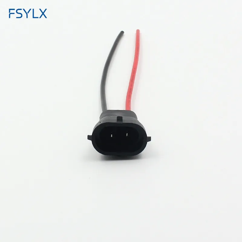 Male H8 H11 881 LED socket for H8 H11 H27 881 Car Xenon HID LED fog light bulb connector holder adaptor Wiring Harness