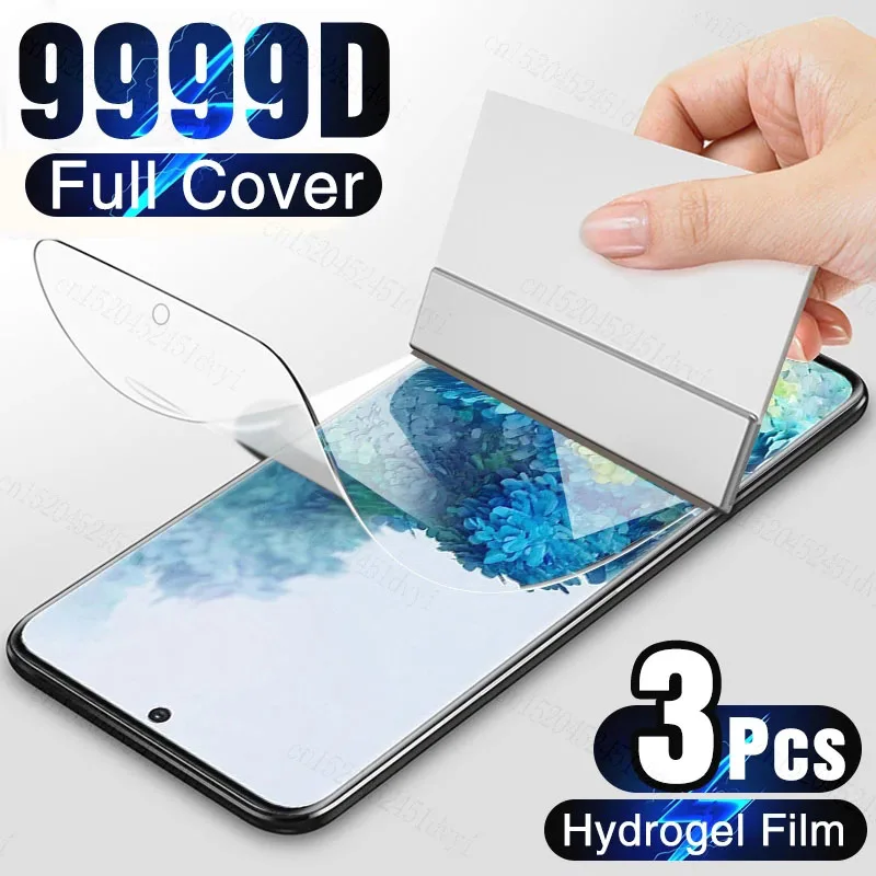 

3Pcs Hydrogel Film For Motorola Moto G Stylus 5G Plus Play Power 2023 2022 2021 Fast Pure Pro Screen Protector 9H Clear