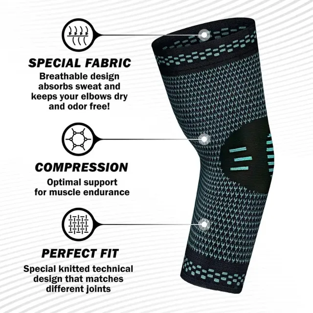 1PC Elastic Brace Arm Sport Support Elbow Sport Safety Breathable Arm Sleeve Elbow Pads Badminton handguard elbow 3