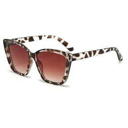 Vintage Cat Eye Square Frame Sunglasses for Women - Designer Retro Fashion Shades (As Picture)