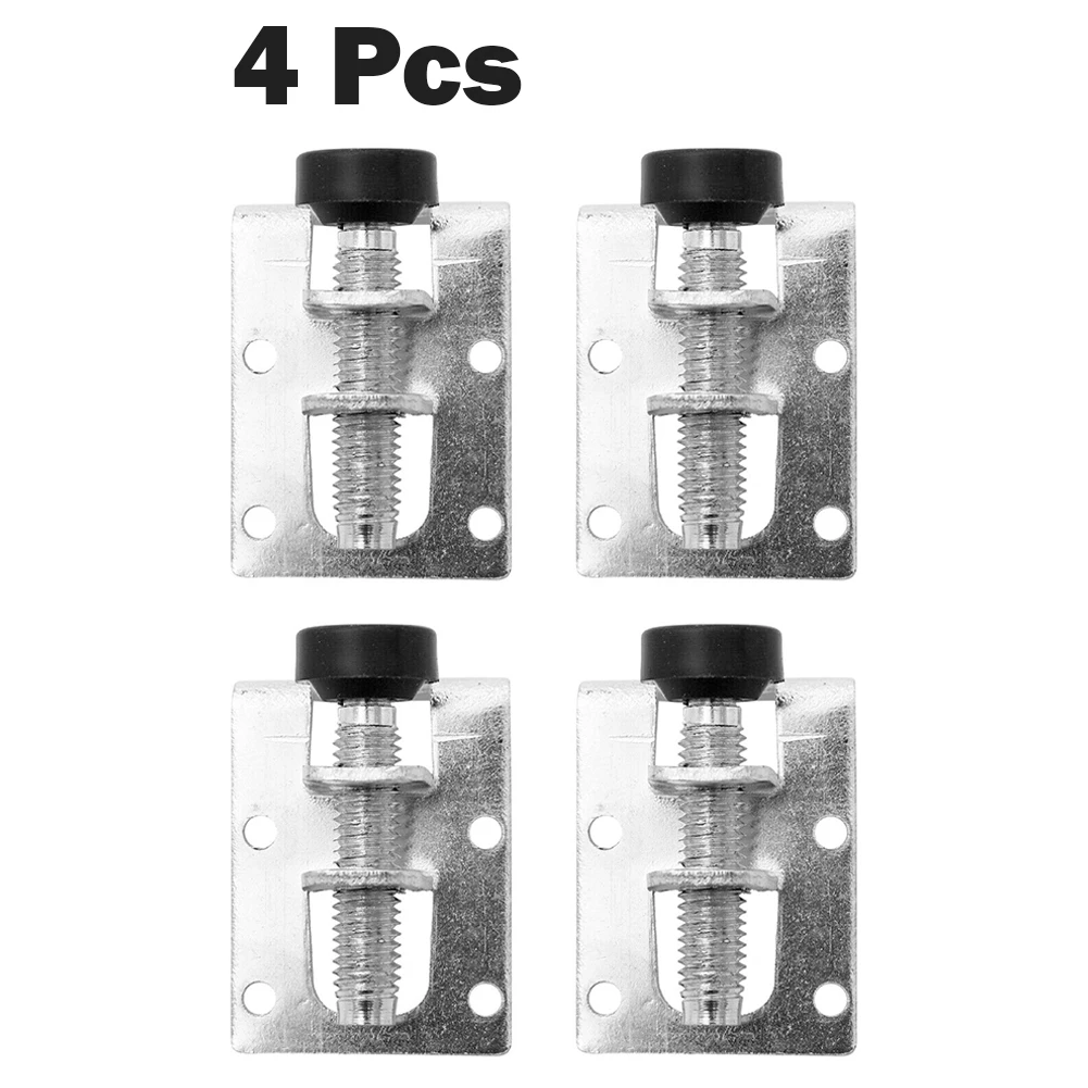 

~4pcs Heavy Duty 1Furniture Levelers Leveling 1Feet Cold-rolled Steel Adjustable Leveler Legs For Table Workbench Cabinet