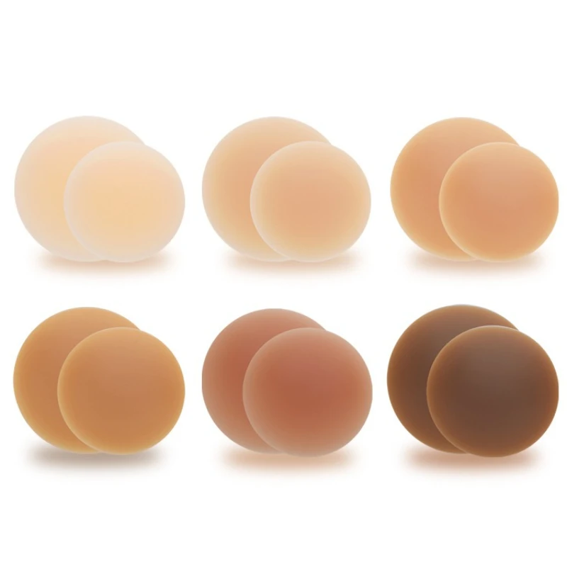 Seamless Nipple Cover Adhesive Silicone Breast Pasties Women Stick-on Bra Boob Tape 8/10/13cm