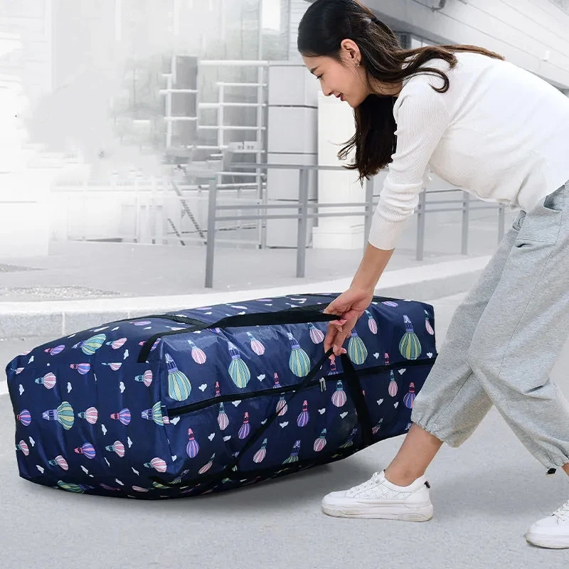 Dormitory Large-capacity Luggage Packaging Bag Household Oxford Cloth Quilt Moisture-proof Storage Bag Wardrobe Organizer Bag 5
