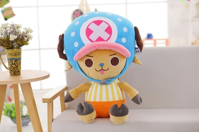thumbnail image 1 of Kawaii Giant 30-80cm Genuine Chopper Cartoon Character Plush Toys High Quality Children Create Doll Home Decor Colorful Gifts, 1 of 5