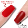BOZLIN Color Protection Velvet Matte Top Coat 15ML UV Gel Soak Off  Semi-Permanent Varnish Clear Matte Top Base Coat Nail Art 6