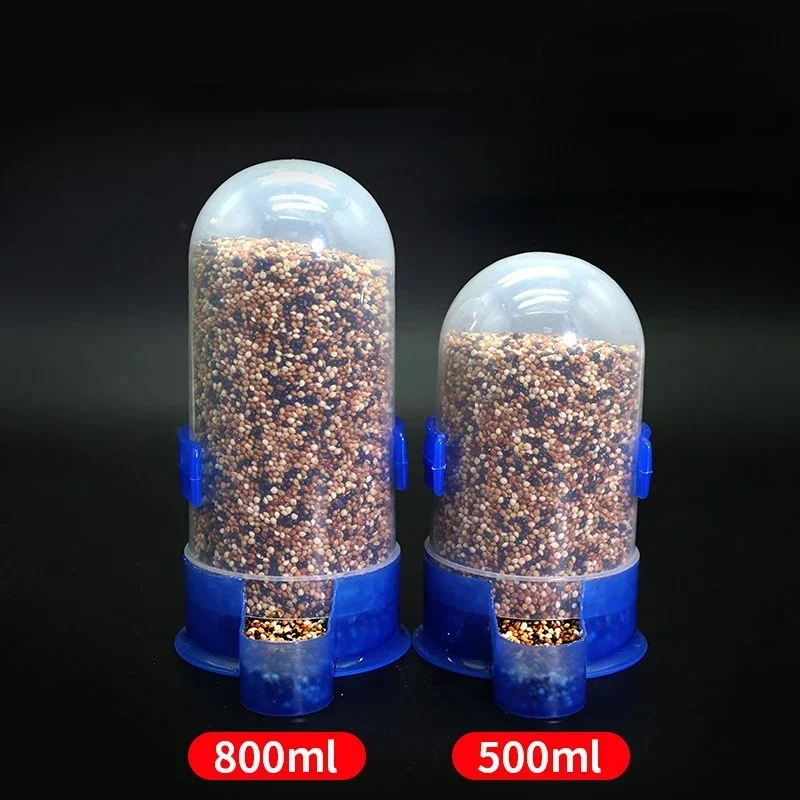 1 Pc Bird Feeder Automatic Drinker Bird Food Container Pigeon Parrot Drinking Water Feeding Dual Use Parrot Pet Supplies - Image 2