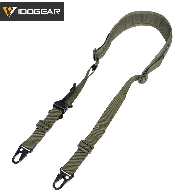 IDOGEAR Tactical Two-Point Quick Pull Sling in Ranger Green