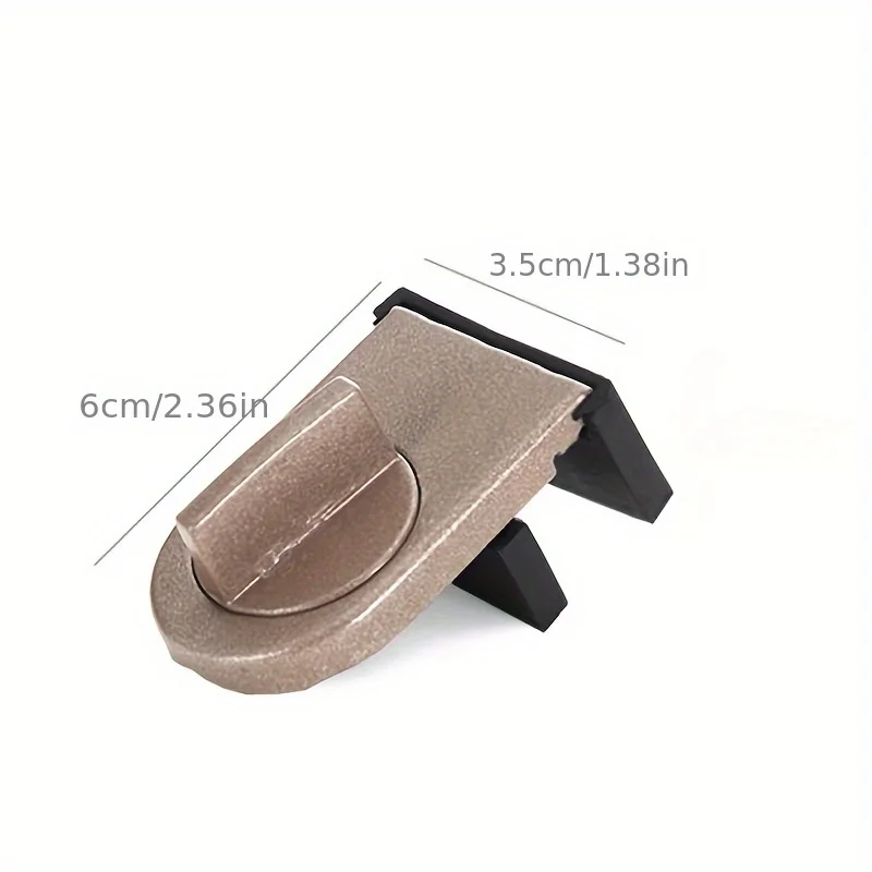 1pc Adjustable Security Door Latch, Mobile Window Insurance Lock, Anti-Theft Protection Lock Window Stoppers