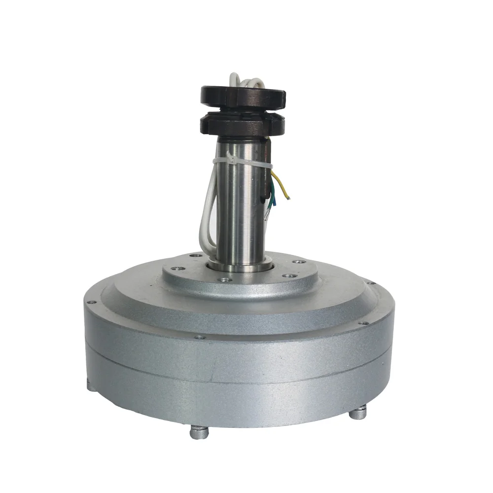 Rare Earth Permanent Magnets 2000W 500RPM 12V 24V 48V 96V Coreless Permanent Magnet Alternator Generator Motor For Wind Turbine