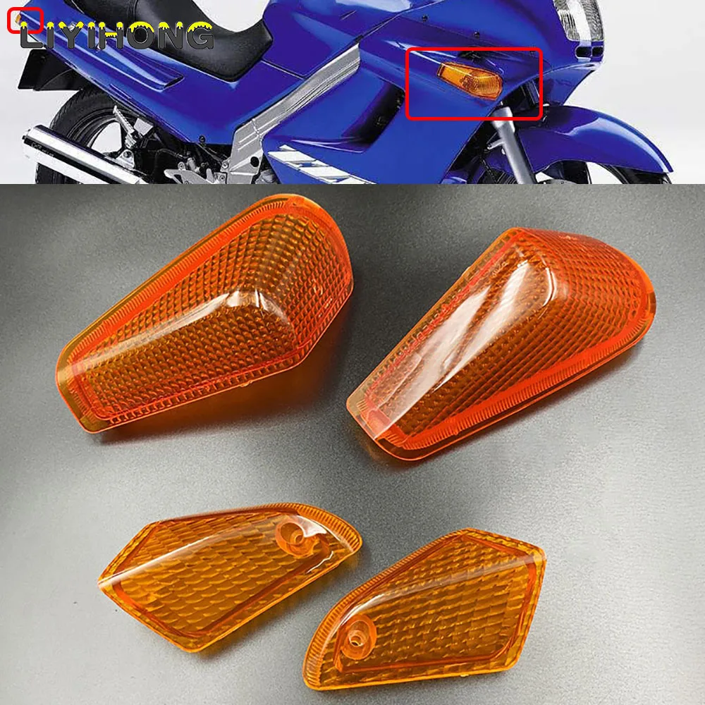 

Front Turn Signal Light Lens For KAWASAKI ZZ-R 250 1990-2007 ZX-10 1988-1990 Motorcycle Accessories Lamp Cover ZZR ZZR250 ZX10