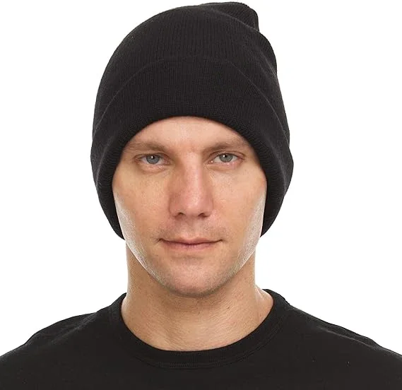 12 Berretti Invernali In Maglia Unisex – Caldi E Morbidi, Design A Risvolto, Confezione Multiplo - 5