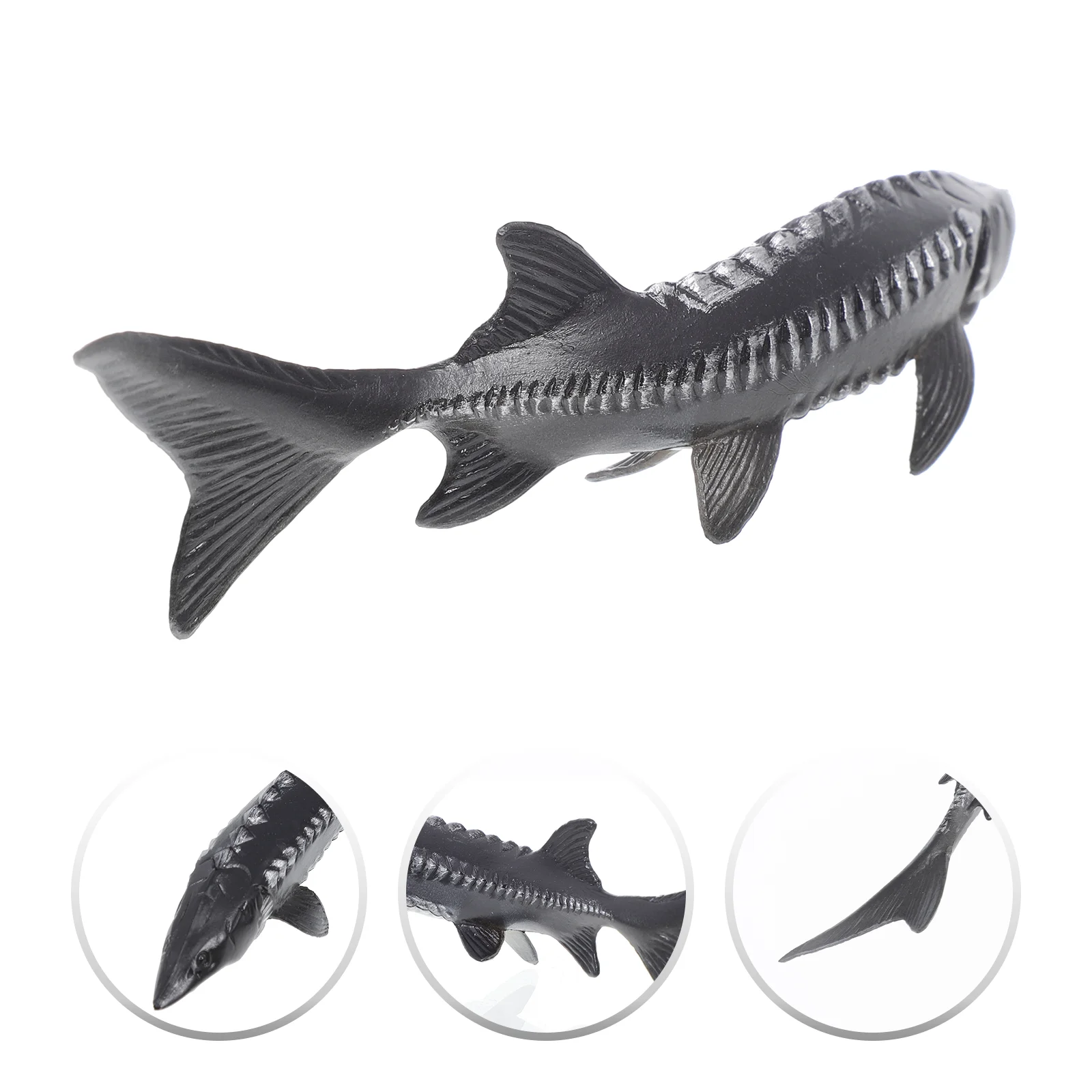 

Simulated Sturgeon Toy Artificial Sturgeon Model Decor Kids Marine Animal Toy