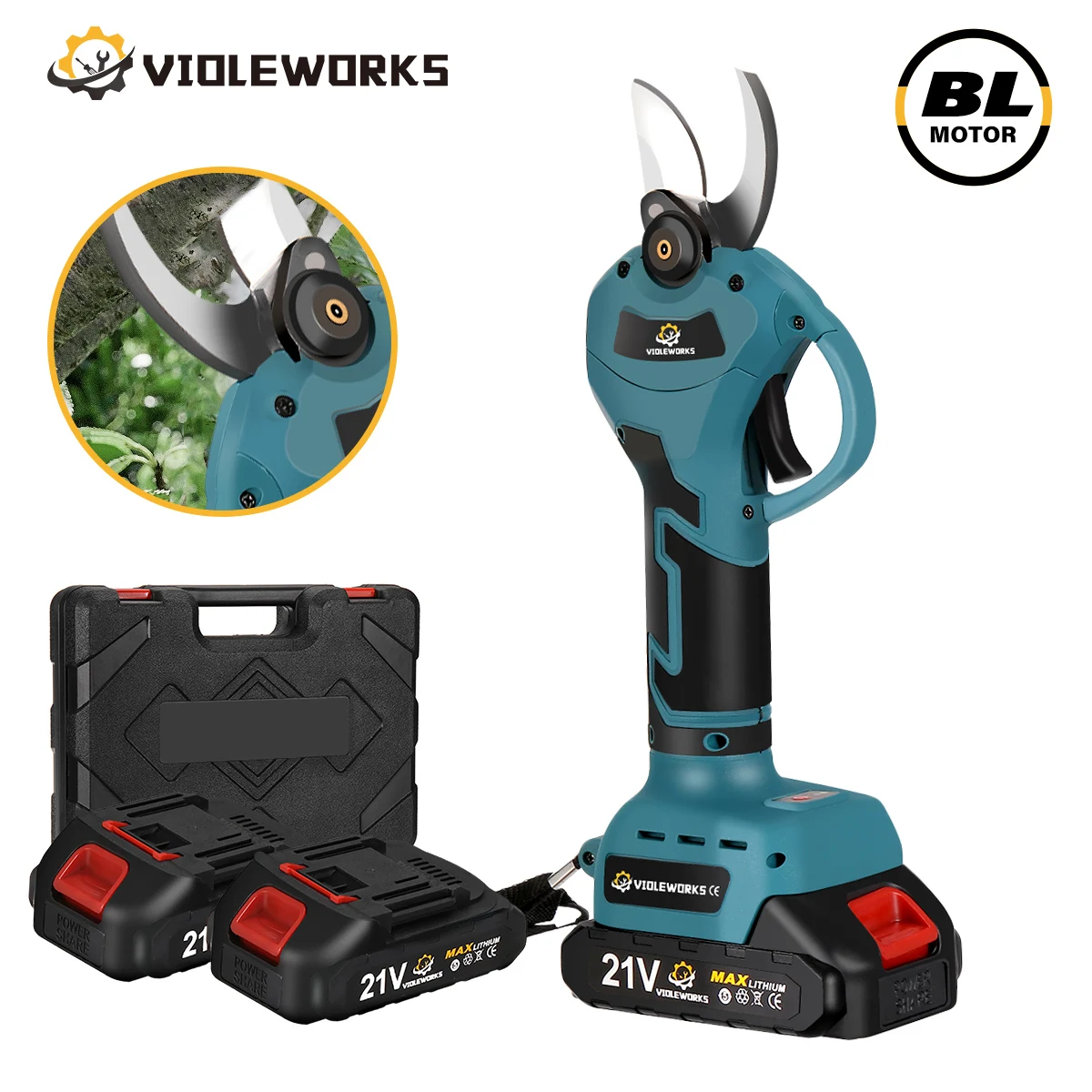 brushless-electric-pruner-shear-recarregavel-branches-cutter-ferramenta-de-paisagismo-corta-sebes-bateria-makita-18v-30mm-1300w