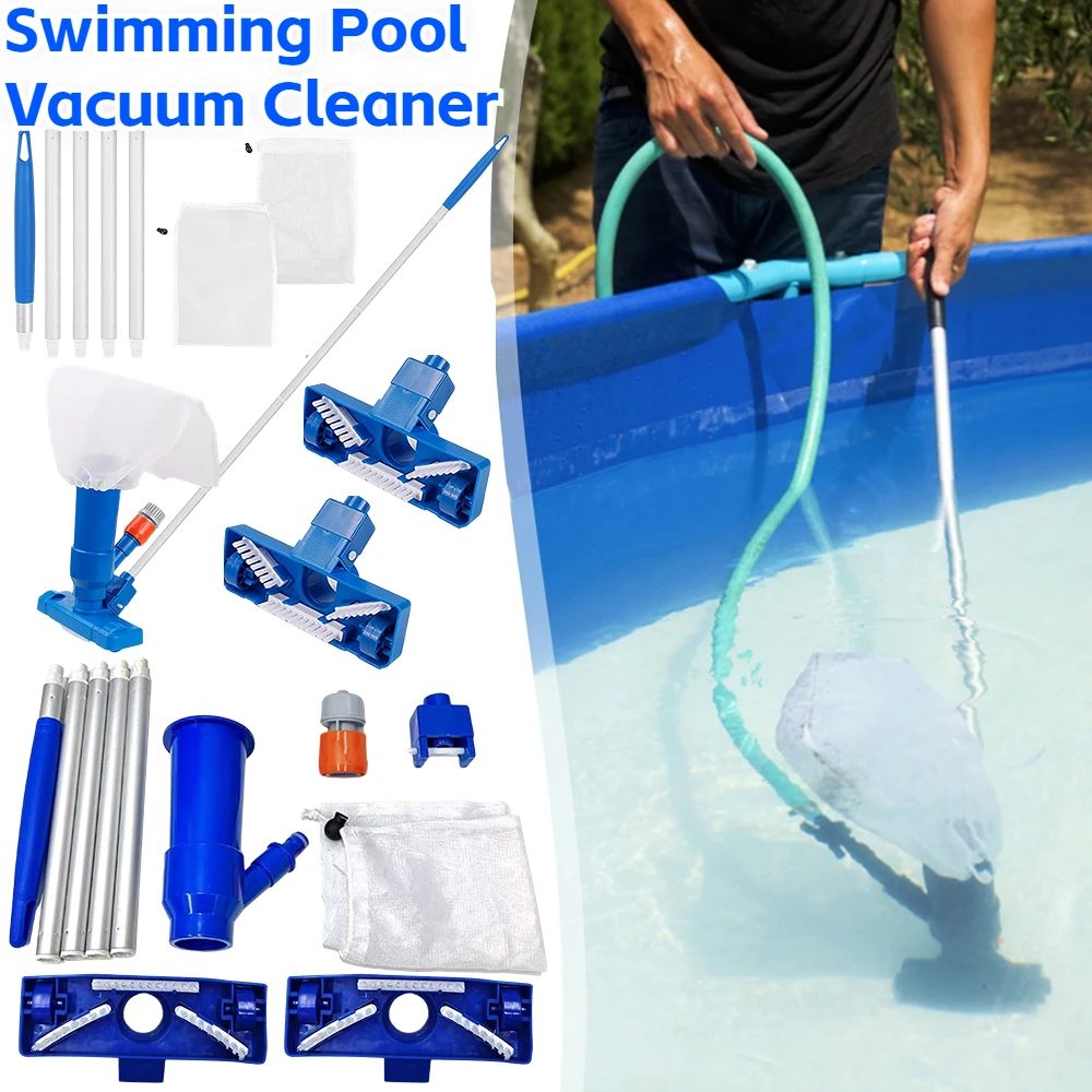 Swimming Pool Vacuum Cleaner Powerful Pool Cleaning Suction Head Brush with Handle Pond Fountain Spa Net Cleaning Tools pool cleaning tool,swimming pool cleaning kit,pond vacuum cleaner,pool cleaning brush