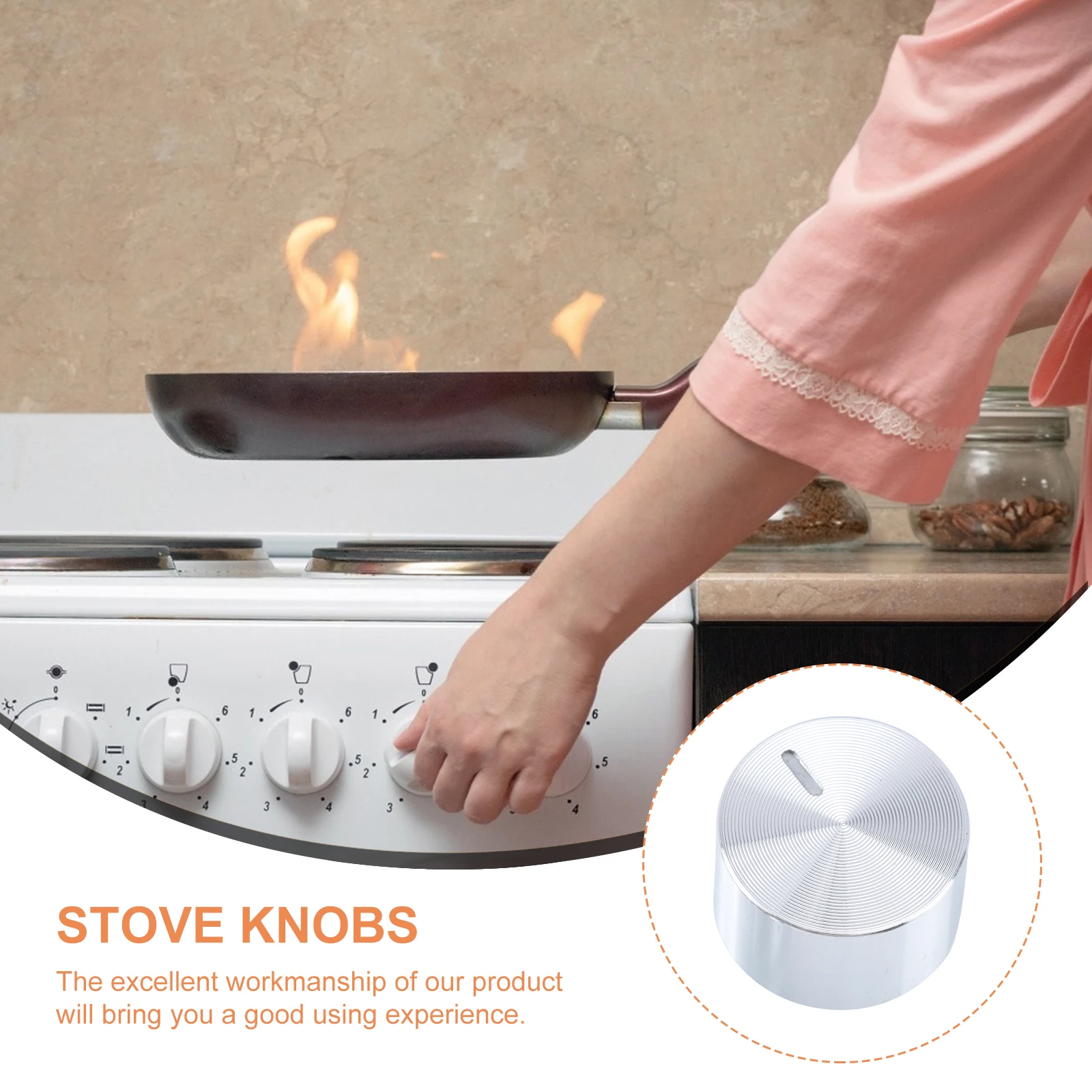 5pcs Stove Control Knobs Cooker Control Replacement Burner Stoves Accessories Oven Handles Kitchen Parts for Gas Stove gas stove control knobs