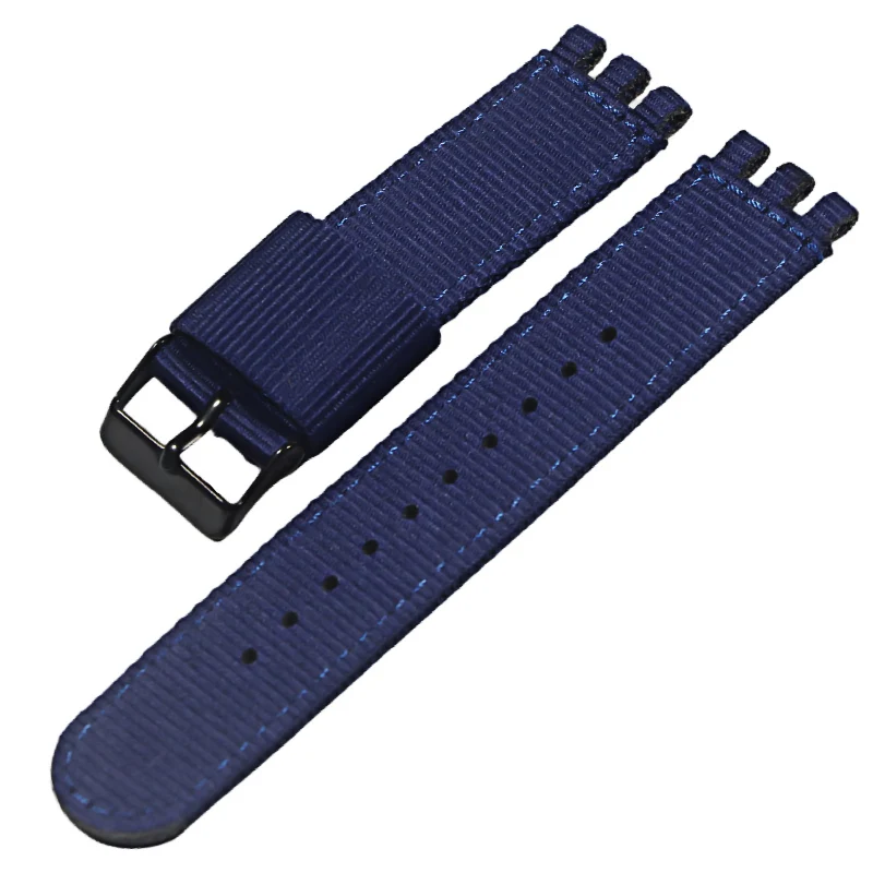 Elegant Nylon Watch Strap - Premium Replacement Wristband for Ladies and Mens Watches