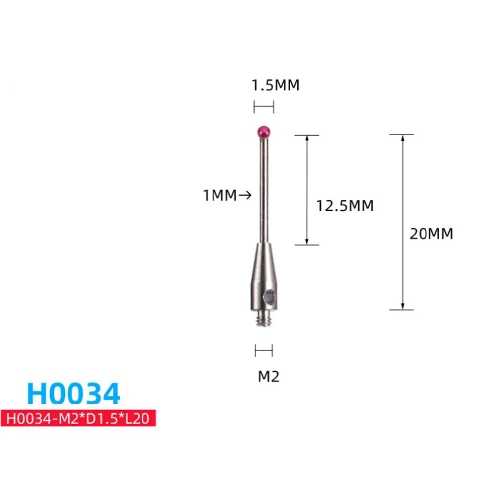 M2 볼 Cmm 스타일러스 스레드 CNC 측정 프로브, 스타일러스 포인트 접촉 H7805/H1345/H7806/H0033/H7808/H8663/H0034/H0035 CMM 프로브