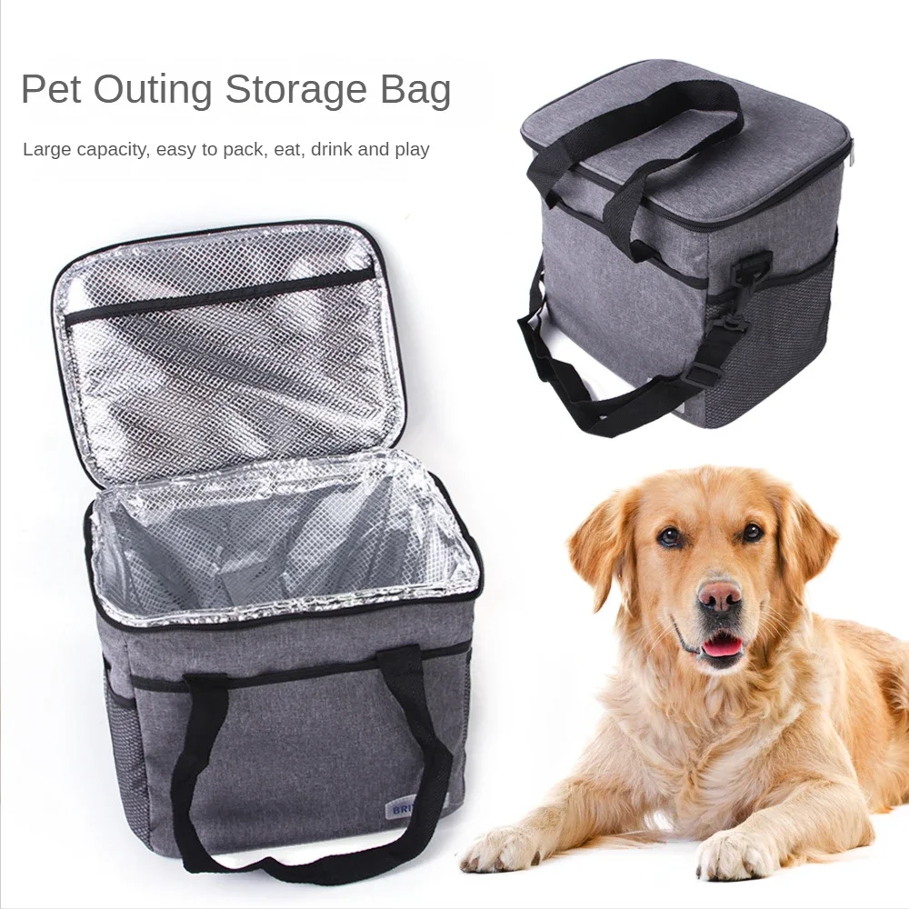

Pets Go Out Shoulder Bag Handbag Dog Food Carry Portable Travel Bag Pet Supplies Storage Pet Backpack