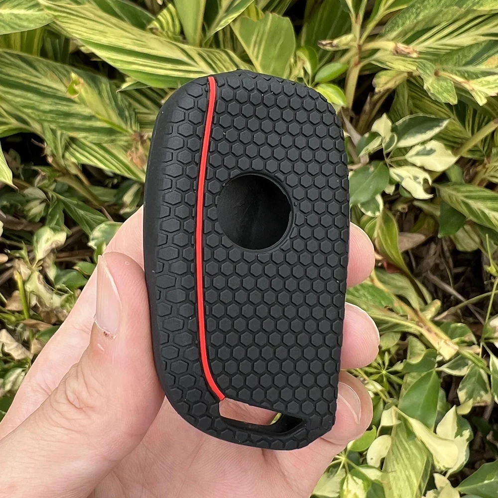 For Citroen C2 C3 C4 C5 DS4 Peugeot 107 207 307 407 308 607 3 Button Flip Silicone Car Key Cover Protect Case Skin Keychain Set key case key case cover car key shell remote control case cover flip key fob shell
