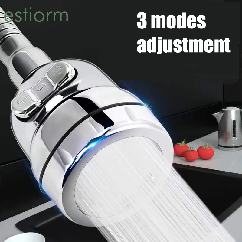 

3 Modes Kitchen Faucet Spray Head 360° Rotatable Faucet Sprayer Head Replacement Sink Water saving Tap Faucet Aerator/Nozzle