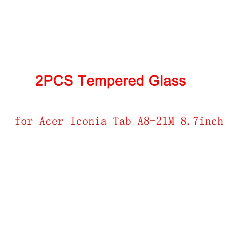 Premium 2PCS 2.5D HD Tempered Glass Tablet Screen Protector Films