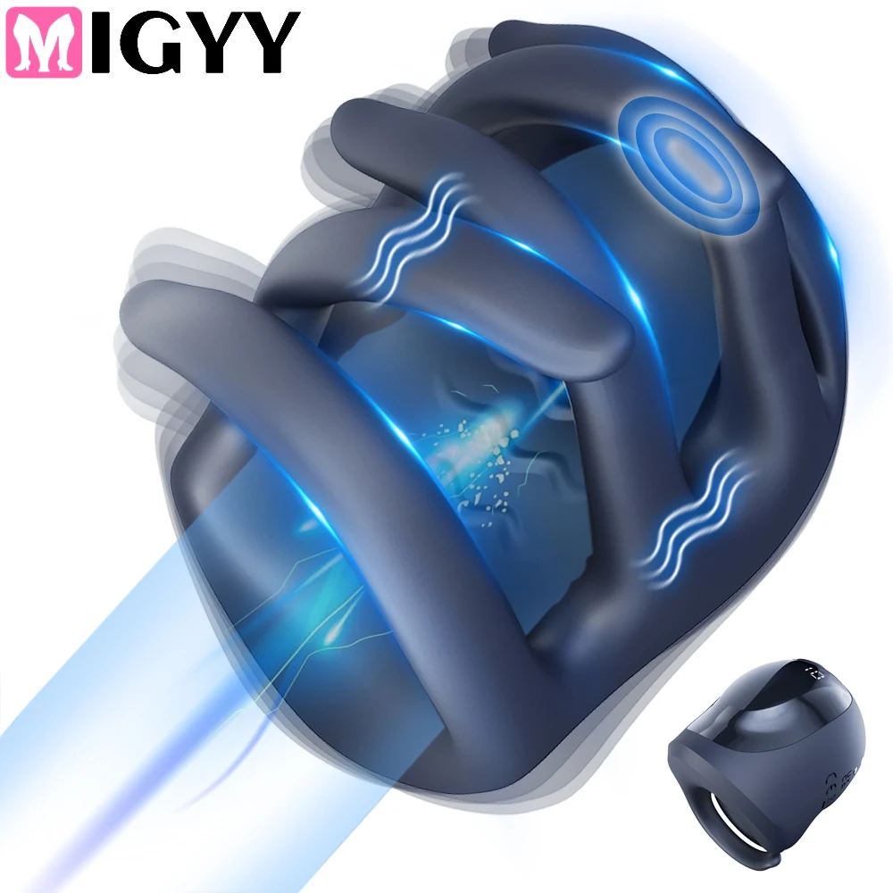 Masturbator für Männer Penis Training Vibrator Eichel Trainer Stimulator Massagegerät Dauerhafte Verzögerung Ausdauer Erwachsene Sex Spielzeug Für Männer 1