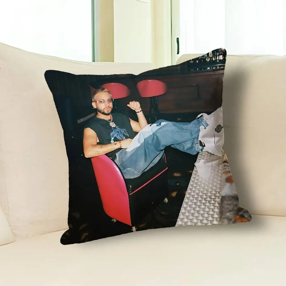 Singer M-Mora Album MICRODOSIS Kissenbezüge für Schlafzimmer, Wohnzimmer, Sofa, Heimdekoration, Polyester-Kissenbezug mit Reißverschluss – Detail 19