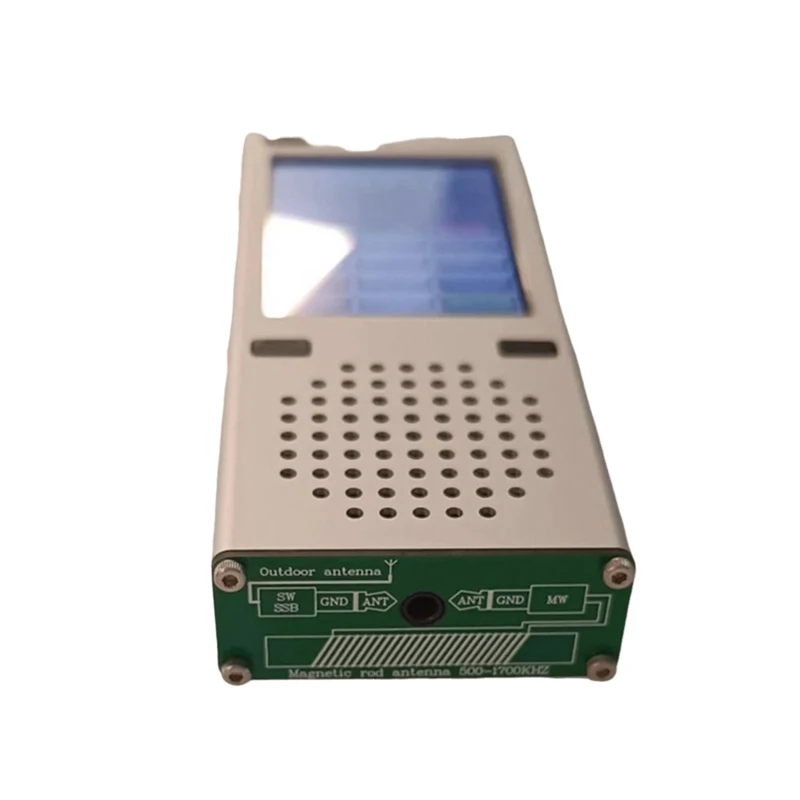 ATS200 풀 밴드 라디오 SI4732 + ESP32 + 블루투스 + 2.4 인치 터치 디스플레이 FM AM LSB 멀티 모드 라디오, 내구성 쉬운 설치, 사용하기 쉬운
